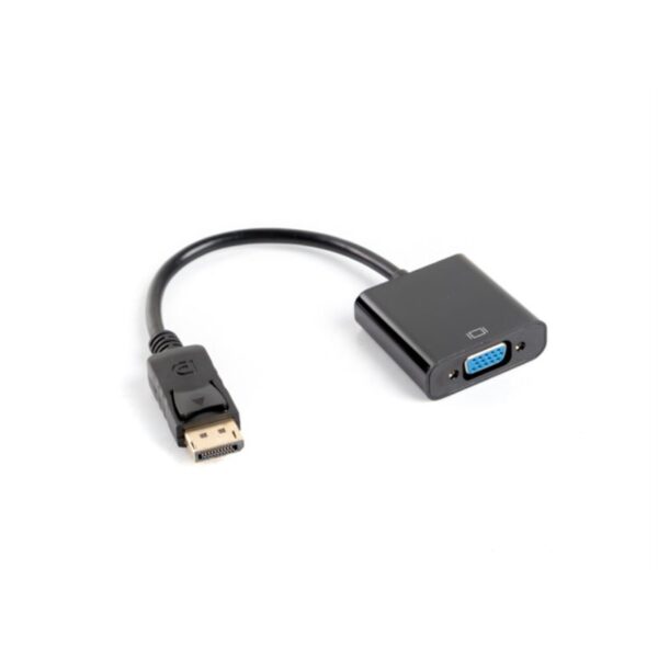 ADAPTADOR LANBERG DISPLAYPORT 1.1 A VGA 20CM NEGRO