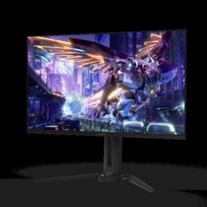 Alternative view of AORUS FO32U2P pantalla para PC 80 cm (31.5") 3840 x 2160 Pixeles 4K Ultra HD OLED Negro