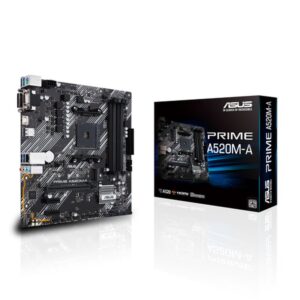 ASUS PRIME A520M-A II/CSM AMD A520 Zócalo AM4 micro ATX ASUS PRIME A520M-A II/CSM AMD A520 Zócalo AM4 micro ATX