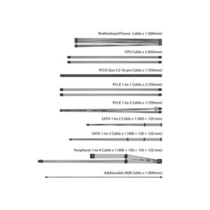 ASUS ROG STRIX 1200W Gold Aura Edition unidad de fuente de alimentación 20+4 pin ATX ATX Negro