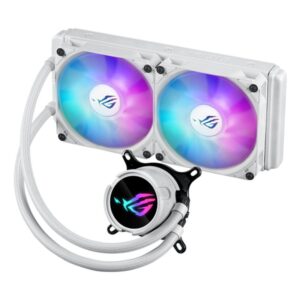 Alternative view of ASUS ROG Strix LC III 240 ARGB White Edition Procesador Kit de refrigeración líquida 12 cm Blanco