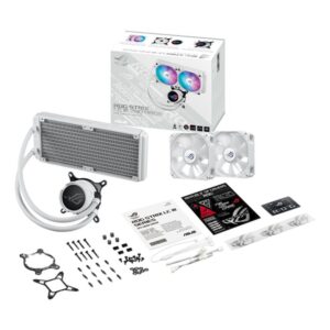 ASUS ROG Strix LC III 240 ARGB White Edition Procesador Kit de refrigeración líquida 12 cm Blanco