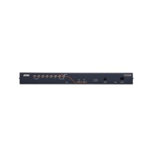 ATEN Switch KVM Cat 5 multi-interfaz de 8 puertos con 2 consolas