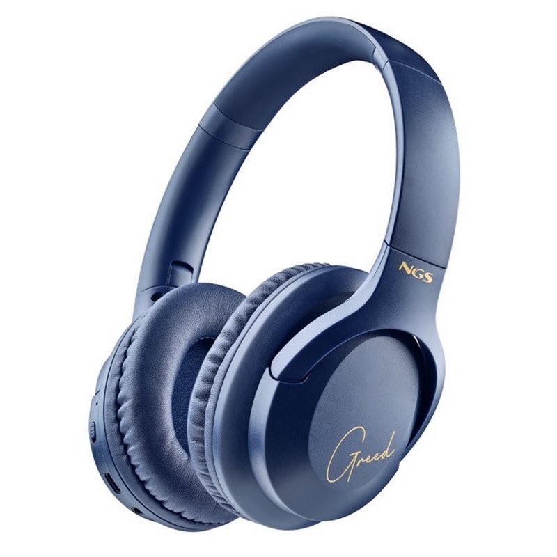 AURICULAR + MIC NGS HEADPHONES ARTICA GREED BLUETOOTH BLUE AURICULAR + MIC NGS HEADPHONES ARTICA GREED BLUETOOTH BLUE