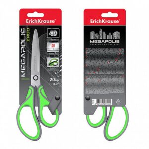BLISTER TIJERA MEGAPOLIS ERGO, 20 CM ERICH KRAUSE 45740