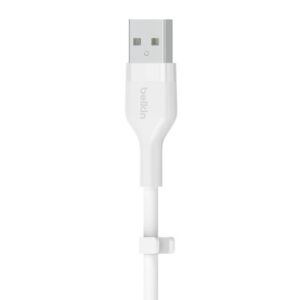 Belkin BOOST↑CHARGE Flex cable USB 3 m USB 2.0 USB A USB C Blanco