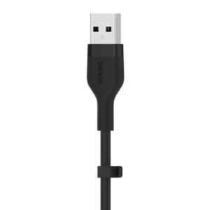 Belkin Cbl Silicqe USB-A LTG 2M noir Negro Belkin Cbl Silicqe USB-A LTG 2M noir Negro