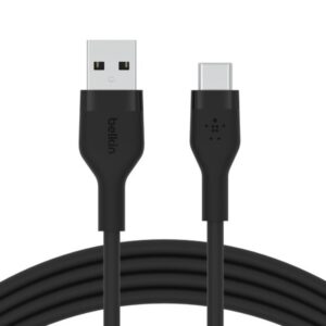 Belkin BOOST↑CHARGE Flex cable USB 1 m USB 2.0 USB A USB C Negro