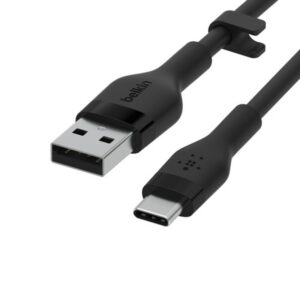 Belkin BOOST↑CHARGE Flex cable USB 1 m USB 2.0 USB A USB C Negro