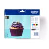 Brother LC-123VALBP cartucho de tinta 4 pieza(s) Original Negro, Cian, Magenta, Amarillo
