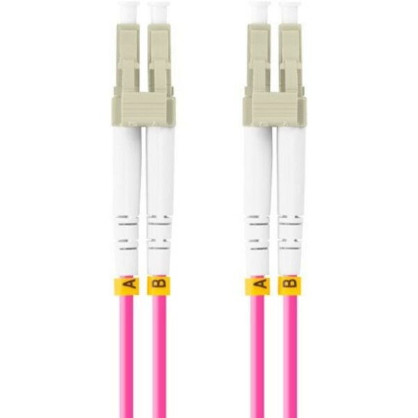 CABLE FIBRA OPTICA LANBERG 0.5 M MULTI LC/UPC-LC/UPC DUPLEX OM4 50/125 LSZH VI