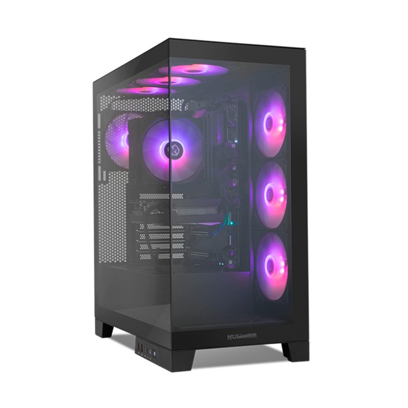 CAJA NOX HUMMER GLOCK SEMITORRE ATX FRAMELESS NEGRO CAJA NOX HUMMER GLOCK SEMITORRE ATX FRAMELESS NEGRO