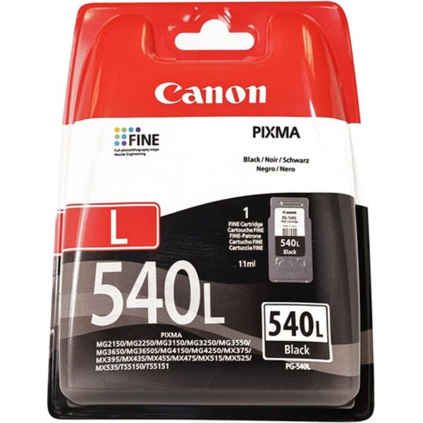 Canon PG-540L cartucho de tinta 1 pieza(s) Original Negro