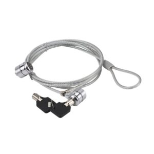 Conceptronic CNBSLOCK15T cable antirrobo Plata 1,5 m