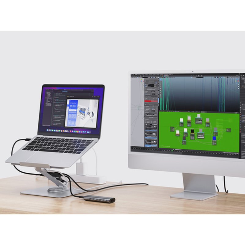 Conceptronic DONN27G soporte para ordenador portátil Plata - Imagen 8