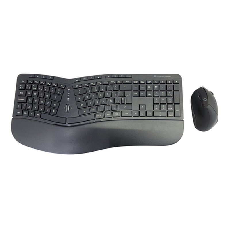Conceptronic ORAZIO02ES teclado Ratón incluido RF inalámbrico QWERTY Español Negro
