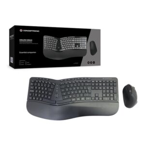 Conceptronic ORAZIO02ES teclado Ratón incluido RF inalámbrico QWERTY Español Negro