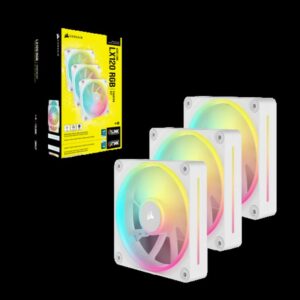 Corsair iCUE LINK LX120 RGB Carcasa del ordenador Ventilador 12 cm Blanco 3 pieza(s) Corsair iCUE LINK LX120 RGB Carcasa del ordenador Ventilador 12 cm Blanco 3 pieza(s)