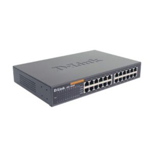 D-Link 24-port 10/100M NWay Desktop - Internal PSU (incl. 19" rack mount kit) No administrado