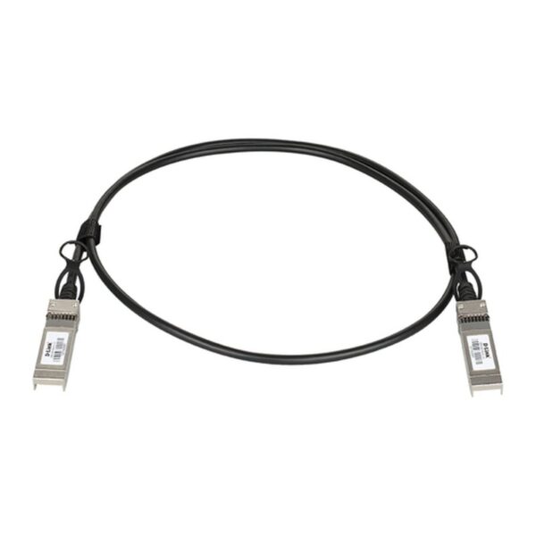 D-Link DEM-CB100S28 Cable de fibra óptica e InfiniBand 1 m SFP28 Negro, Plata