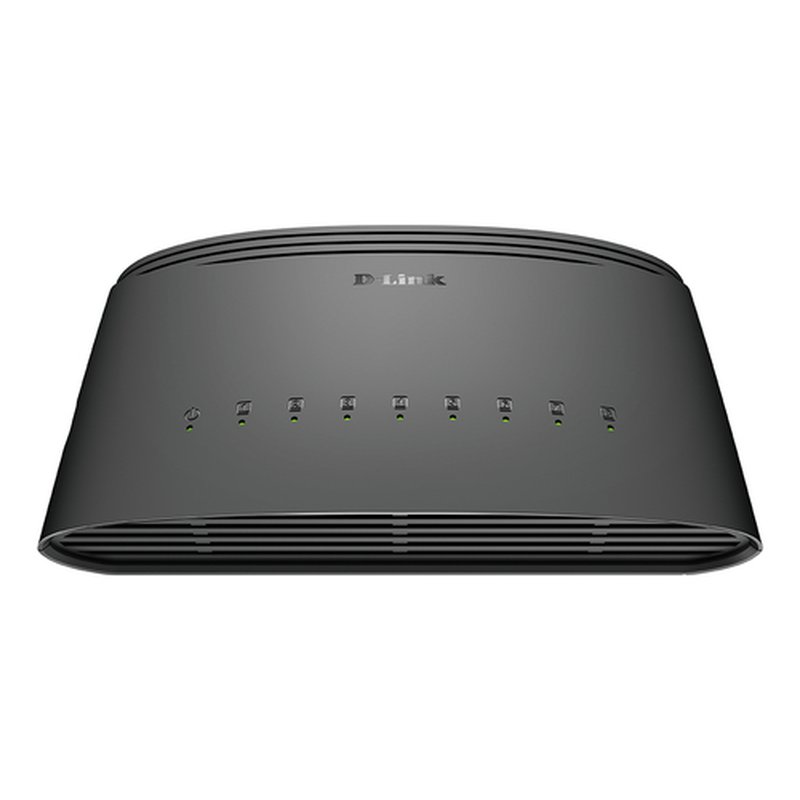 D-Link DGS-1008D/E switch No administrado Gigabit Ethernet (10/100/1000) Negro