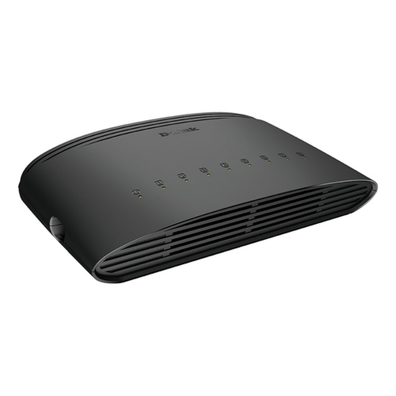 D-Link DGS-1008D/E switch No administrado Gigabit Ethernet (10/100/1000) Negro - Imagen 3