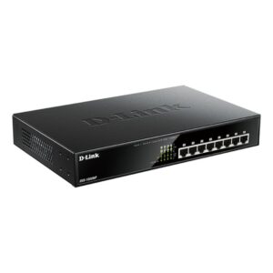 D-Link DGS-1008MP switch No administrado Gigabit Ethernet (10/100/1000) Energía sobre Ethernet (PoE) 1U Negro