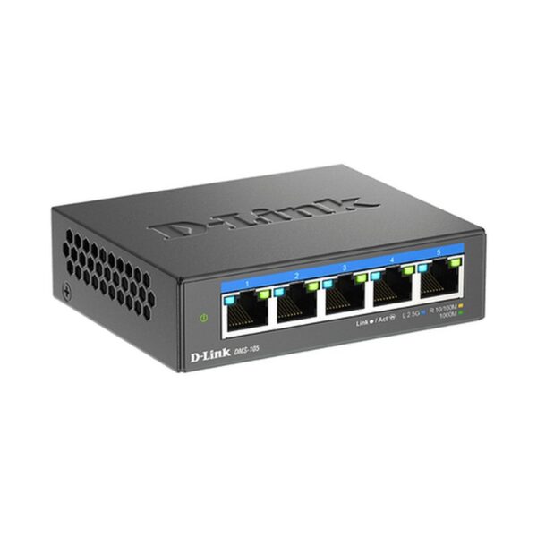 D-Link DMS-105 No administrado 2.5G Ethernet (100/1000/2500) Negro