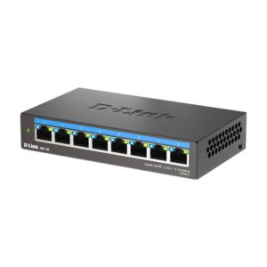 D-Link DMS-108 No administrado L2 2.5G Ethernet (100/1000/2500) Negro