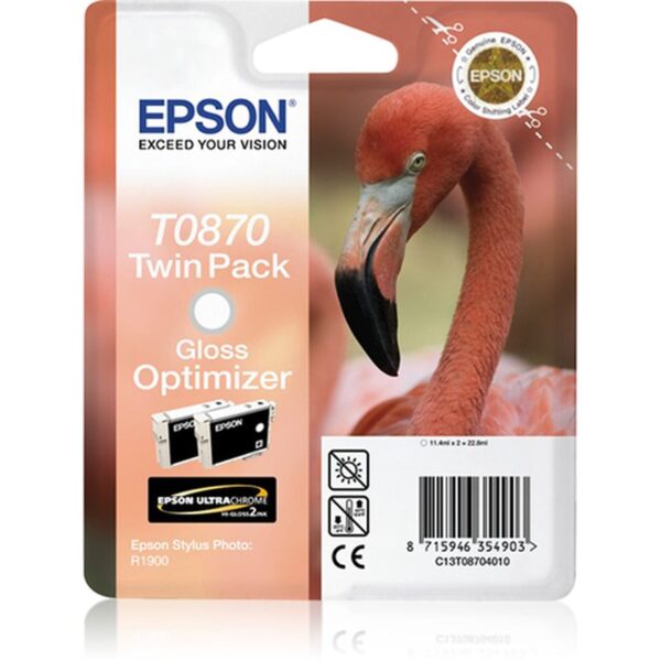 Epson Flamingo Cartucho T0870 optimizador de brillo