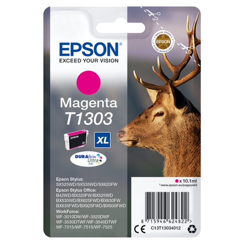 Epson Stag Cartucho T1303 magenta Epson Stag Cartucho T1303 magenta