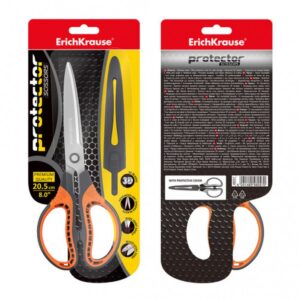 ErichKrause Protector Universal Corte recto Gris, Naranja, Acero inoxidable