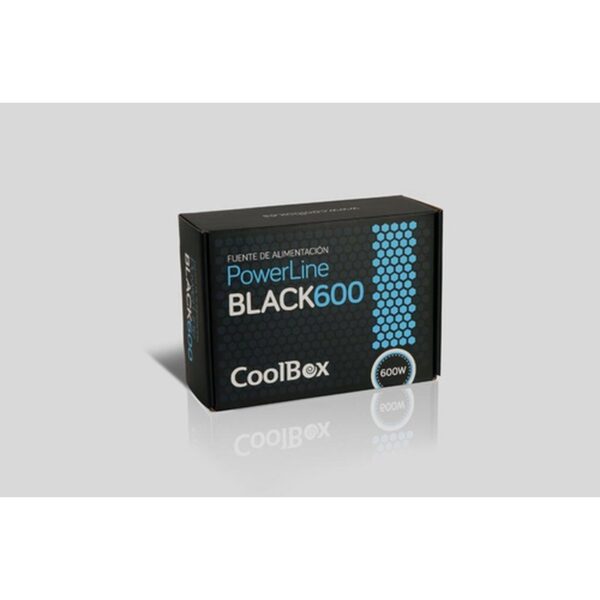 FUENTE DE ALIMENTACION ATX 600W COOLBOX BLACK