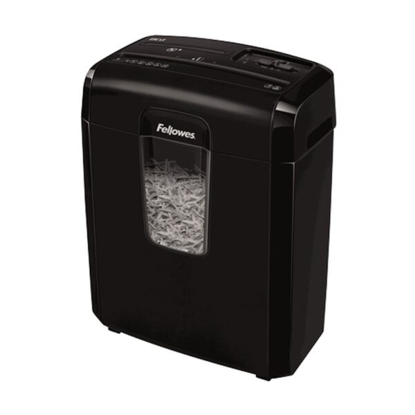 Fellowes 8Cd triturador de papel Corte cruzado 22 cm Negro