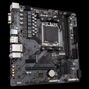 Alternative view of Gigabyte B650M S2H placa base AMD B650 Zócalo AM5 micro ATX
