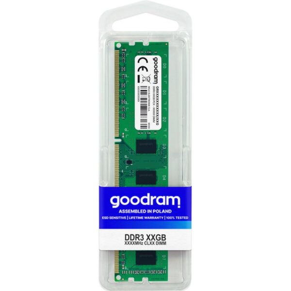 Goodram GR1600D3V64L11/8G módulo de memoria 8 GB 1 x 8 GB DDR3 1600 MHz