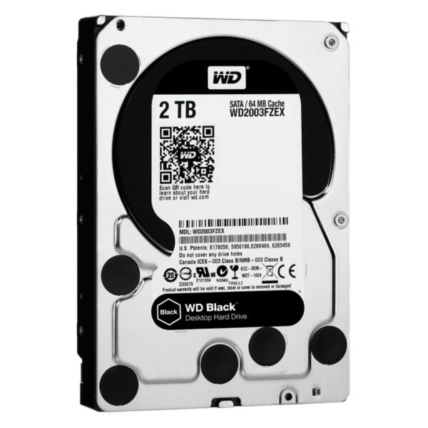 HDD Black 2TB 3.5 SATA 6Gbs 64MB