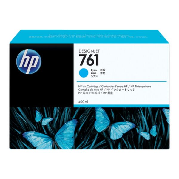 HP Cartucho de tinta DesignJet 761 cian de 400 ml