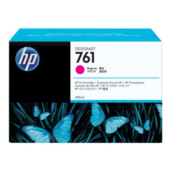 HP Cartucho de tinta DesignJet 761 magenta de 400 ml