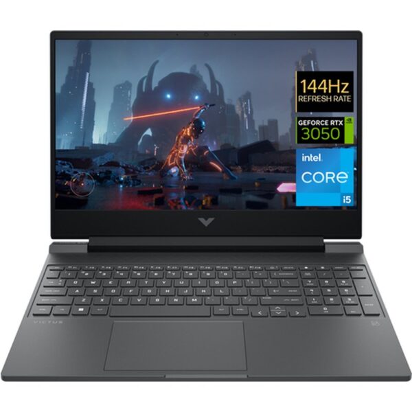 HP Victus Gaming 15-fa0052ns Intel® Core™ i5 i5-12450H Portátil 39,6 cm (15.6") Full HD 32 GB DDR4-SDRAM 1 TB SSD NVIDIA GeForce RTX 3050 Wi-Fi 6E (802.11ax) FreeDOS Negro