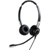 Jabra Biz 2400 II QD Duo NC Auriculares Alámbrico Diadema Oficina/Centro de llamadas Negro, Plata