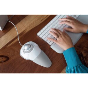 Kensington Trackball Orbit® con anillo de desplazamiento — Blanco