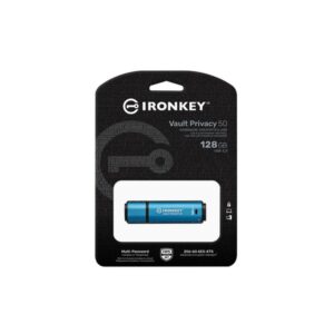 Kingston Technology IronKey Vault Privacy 50 unidad flash USB 128 GB USB tipo A 3.2 Gen 1 (3.1 Gen 1) Negro, Azul Kingston Technology IronKey Vault Privacy 50 unidad flash USB 128 GB USB tipo A 3.2 Gen 1 (3.1 Gen 1) Negro, Azul