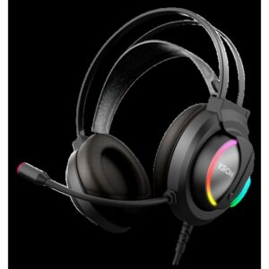 Krom Kappa Auriculares Diadema Negro