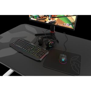 Krom Kappa Auriculares Diadema Negro