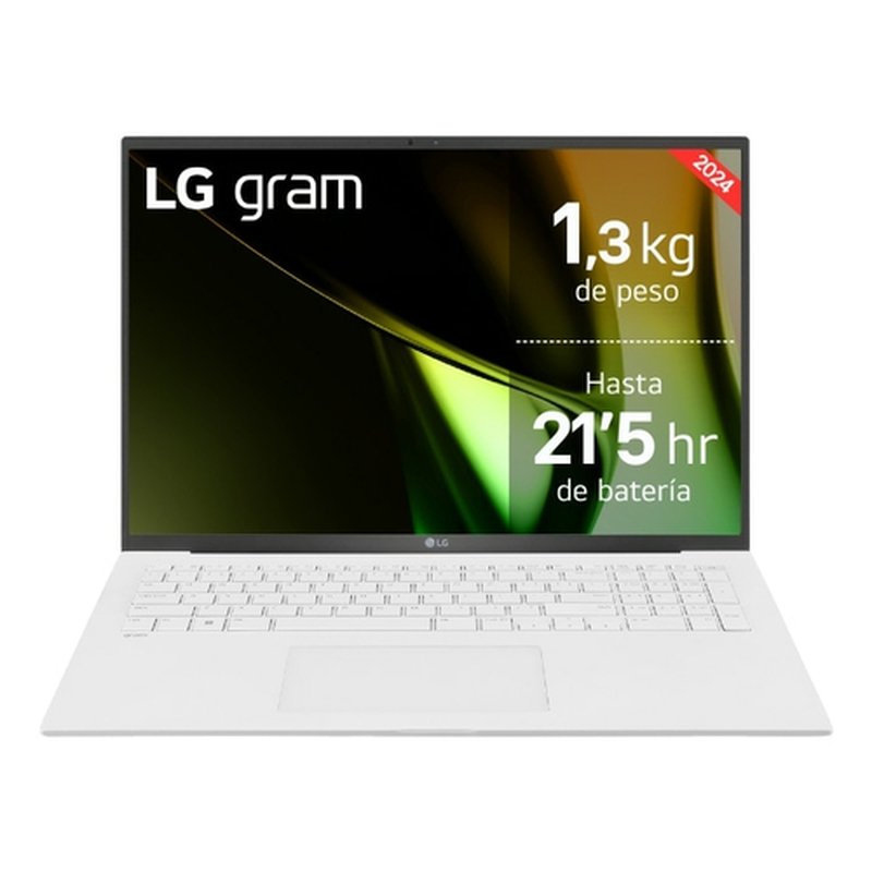 LG Gram 17Z90S-G.AA75B ordenador portatil Intel Core Ultra 7 155H Portátil 43,2 cm (17") WQXGA 16 GB DDR5-SDRAM 512 GB SSD Wi-Fi 6 (802.11ax) Windows 11 Home Blanco LG Gram 17Z90S-G.AA75B ordenador portatil Intel Core Ultra 7 155H Portátil 43,2 cm (17") WQXGA 16 GB DDR5-SDRAM 512 GB SSD Wi-Fi 6 (802.11ax) Windows 11 Home Blanco