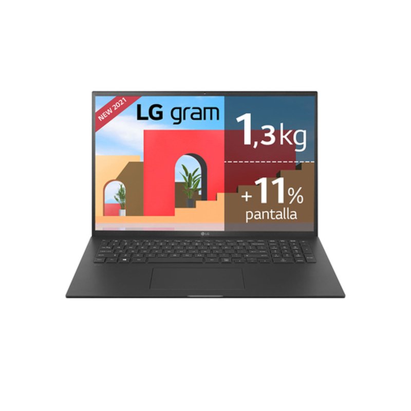 LG Gram 17Z95P-G.AA78B ordenador portatil i7-1195G7 Portátil 43,2 cm (17") WQXGA Intel® Core™ i7 16 GB LPDDR4x-SDRAM 512 GB SSD Wi-Fi 6 (802.11ax) Windows 11 Home Negro LG Gram 17Z95P-G.AA78B ordenador portatil i7-1195G7 Portátil 43,2 cm (17") WQXGA Intel® Core™ i7 16 GB LPDDR4x-SDRAM 512 GB SSD Wi-Fi 6 (802.11ax) Windows 11 Home Negro