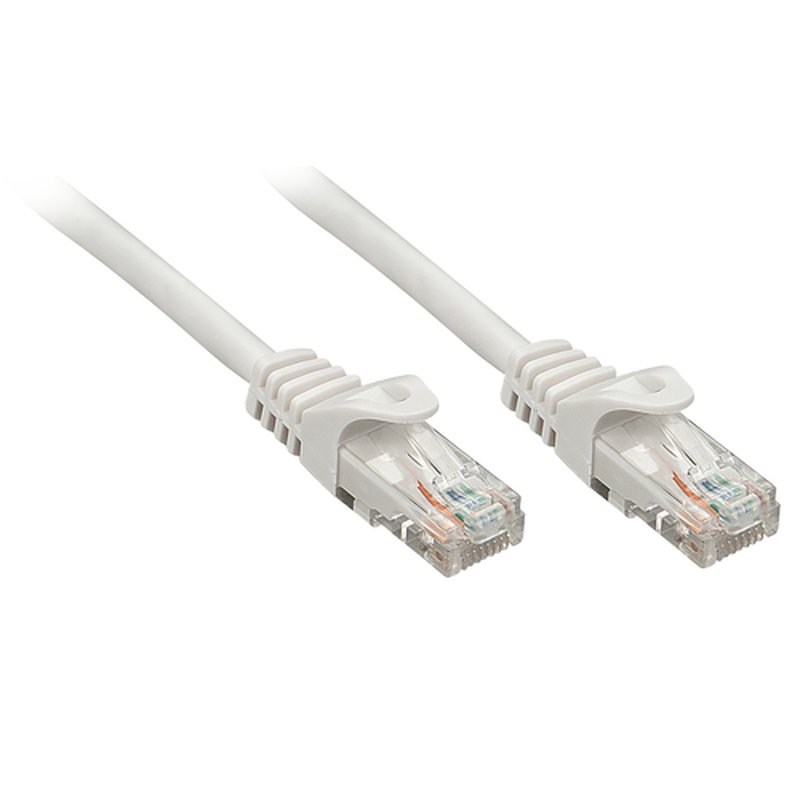 Lindy RJ-45/RJ-45 Cat6 2m cable de red Gris U/UTP (UTP)