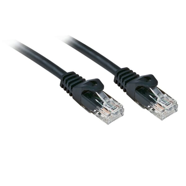 Lindy Rj45/Rj45 Cat6 3m cable de red Negro U/UTP (UTP)