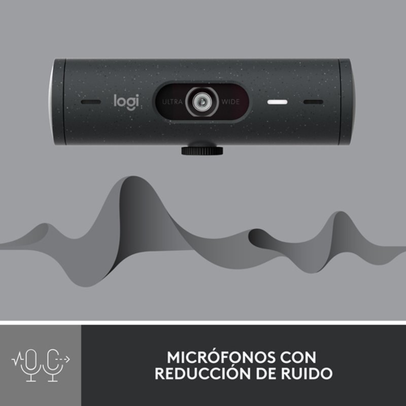 Logitech Brio 500 cámara web 4 MP 1920 x 1080 Pixeles USB-C Grafito - Imagen 9